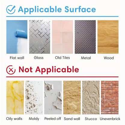 Peel and Stick Brick Wall Panels 3D Faux Brick Tiles 20 Sheets - Self-Adhesive PVC Realistic Texture