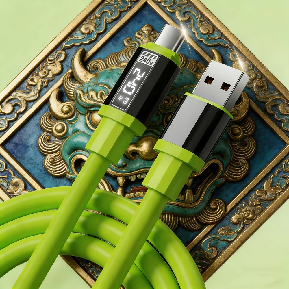2-Pack USB-C to USB-C Super Fast Charging Cable with Data Transfer, Matcha Green for an Everyday Personal Care Routine