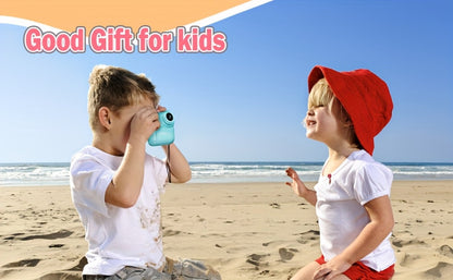 Instant Print Digital Camera for Kids Ages 3-12, 1080P, 2.4" Screen, 3 Rolls Print Paper & 32GB Card Included