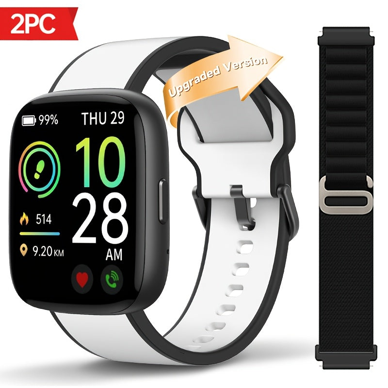 Smartwatch Alexa Built-in 1.83" HD – Wireless Calling, 100+ Sport Modes, Heart Rate, SpO2 and Sleep Readouts, Optional Woven
