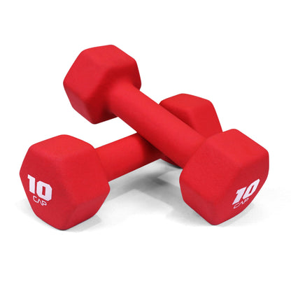 Neoprene Dumbbells Pair with Non-Slip Hex Shape – Color-Coded Hand Weights for Women & Men, Strength Training, Home Gym & Aerobics