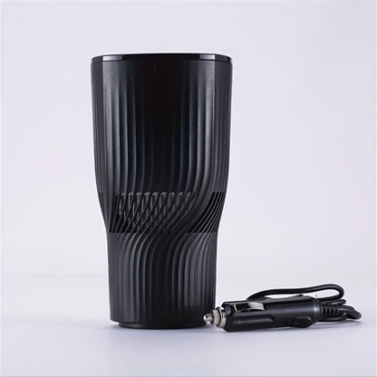 Car Cup Warmer & Cooler 2-in-1 – 12V Electric Heated & Cooled Beverage Holder for Car, Heats to 140°F Cools to 21°F