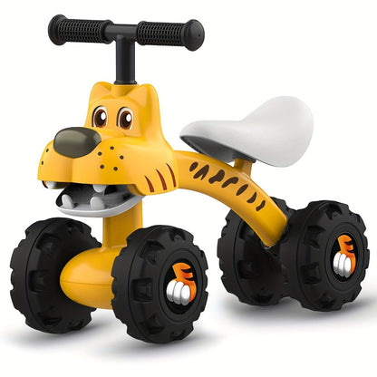 Baby Balance Bike 4 Wheels with Adjustable Seat Toddler Walker Ride On Toy with the Listed Color, Size or Set Options for Everyday Use