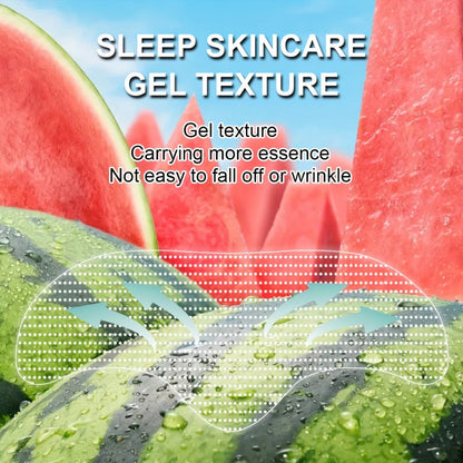 Watermelon Forehead Patches 15pcs Caffeine Collagen Niacinamide Ultra Hydrating Moisturizing Brightening De-Puffing Daily Facial Skin Care