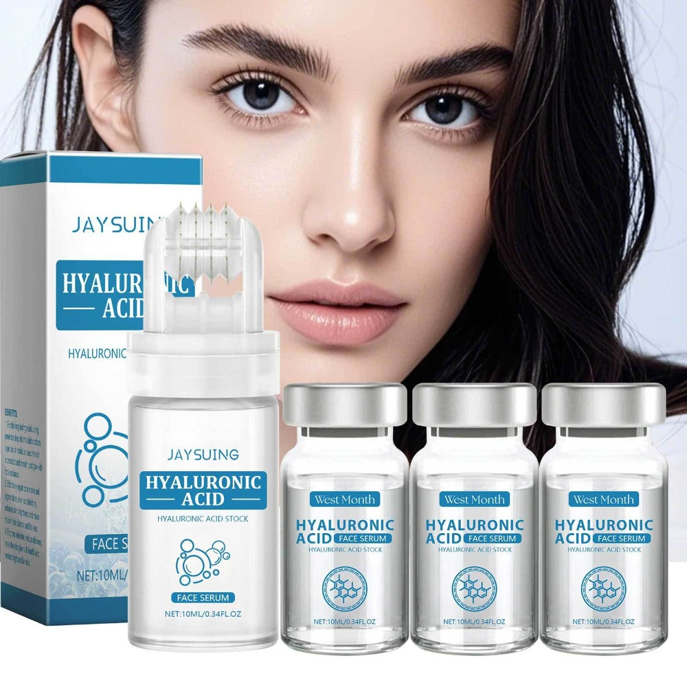 Hyaluronic Acid Collagen Elastin Micro Infusion Facial Serum 0.25mm - Microneedle Serum for Bath Time, Home Spa and Personal Care