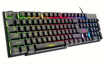 Gaming Keyboard and Mouse Combo 4-in-1 Wired Gaming Set with Headset Mouse Pad for PC Xbox PS4 for an Everyday Personal Care Routine