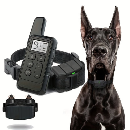 Bark Control Collar with Remote 9-Level Adjustable – Rechargeable Dog Training Collar with Sound, Vibration & Shock Modes