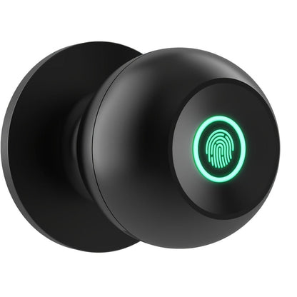 K10 Rechargeable Smart Door Knob with Fingerprint & App Control – 3-in-1 Keyless Entry, Entrance/Passage/Privacy Mode