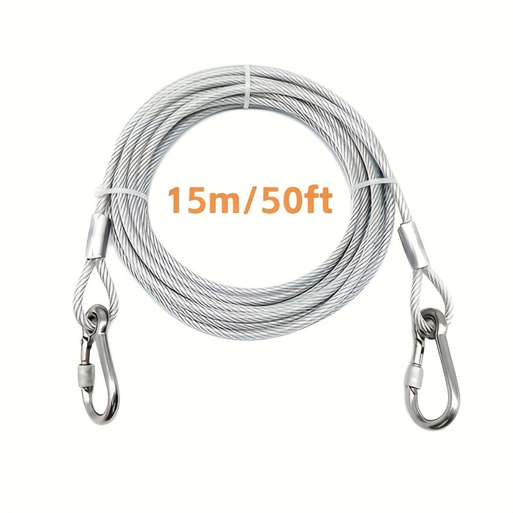 Retractable Clothesline Stainless Steel – Portable Indoor Outdoor Laundry Line for Apartment, Dorm & Camping