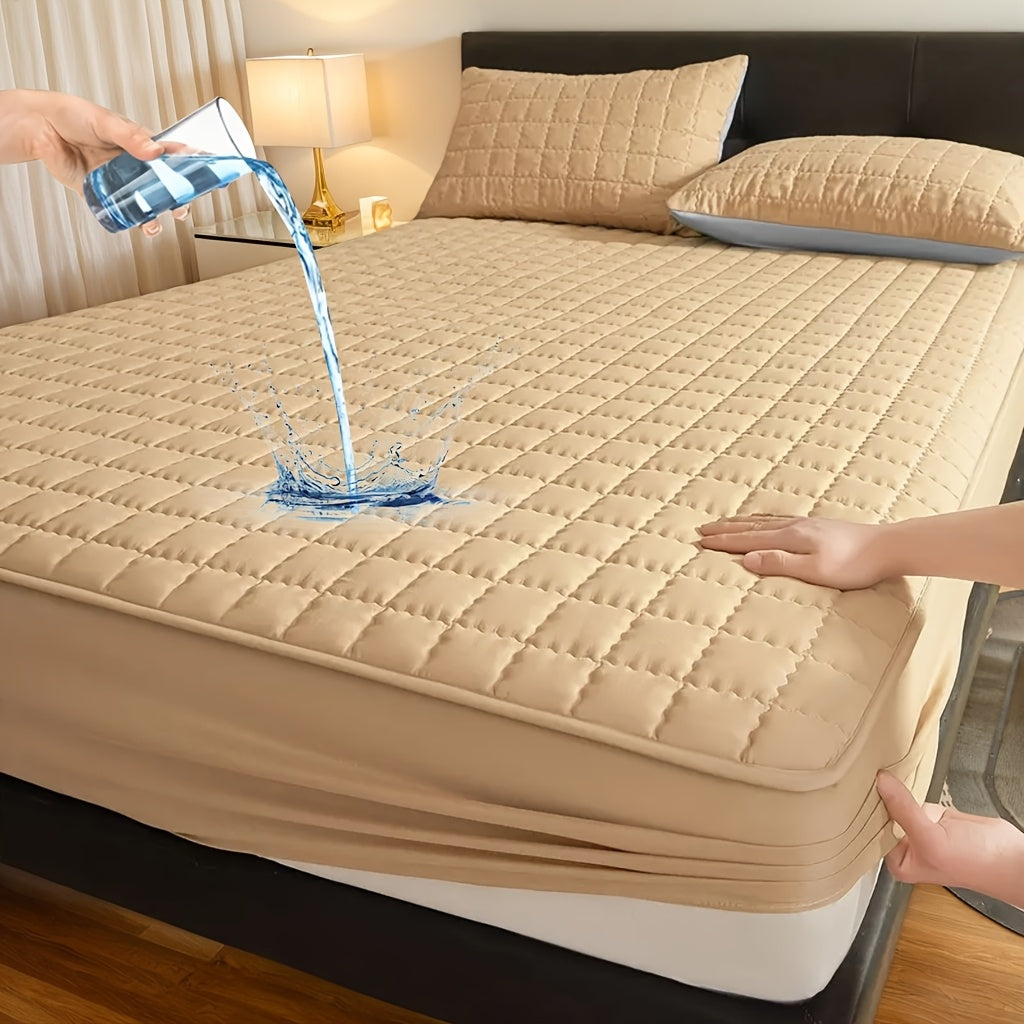 Mattress Protector Cover Soft Breathable Cooling Fitted Sheet Twin Full Queen King Deep Pocket Machine Washable Bed Cover for Home Hotel
