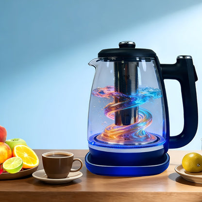 Electric Kettle 1.8L Stainless Steel, Fast Boil with Auto Shut-Off, Boil-Dry Protection, Removable Filter & 360° Swivel Base