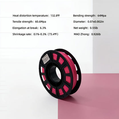 Gradient Rainbow PLA Filament 1.75mm 32 Colors, Shiny Multicolor Fast Color-Changing 250g Spool for FDM 3D Printers