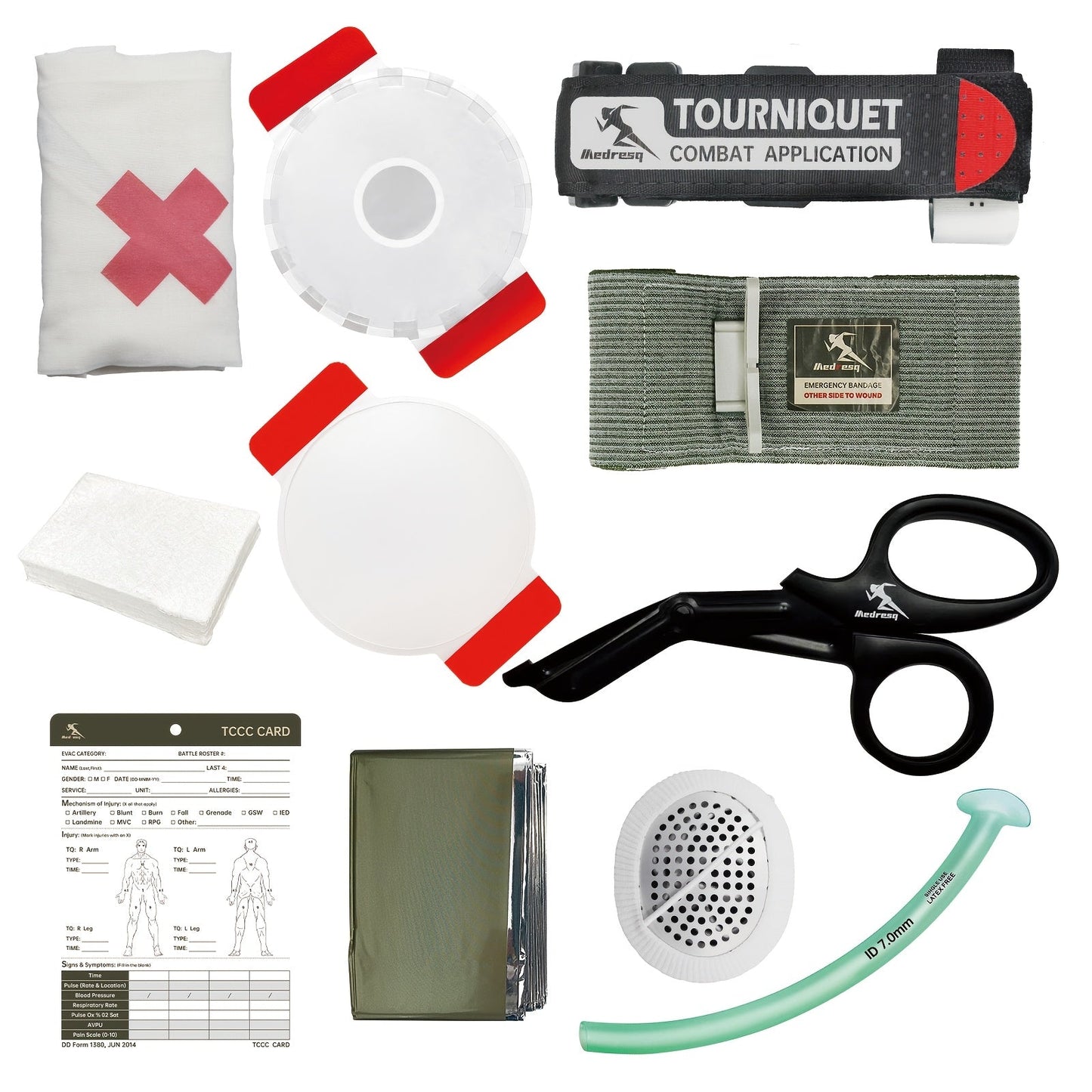 IFAK Trauma First Aid Kit – Advanced Bleeding Control & Wound Care Kit with Tourniquet, Sterile Supplies for First Responders