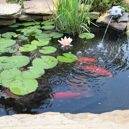 Pond Liner, HDPE Garden Fish Pond Water Feature Landscape for Garden, Patio and Yard Use, with the Listed Configuration