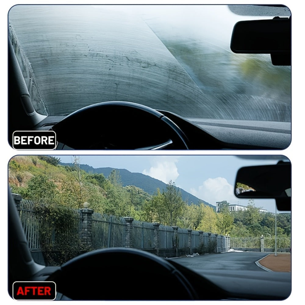 Glass Polishing Powder – Nano Windshield Scratch Repair & Clarity Restoration, Safe for All Glass Types, Car Windshield Detailing