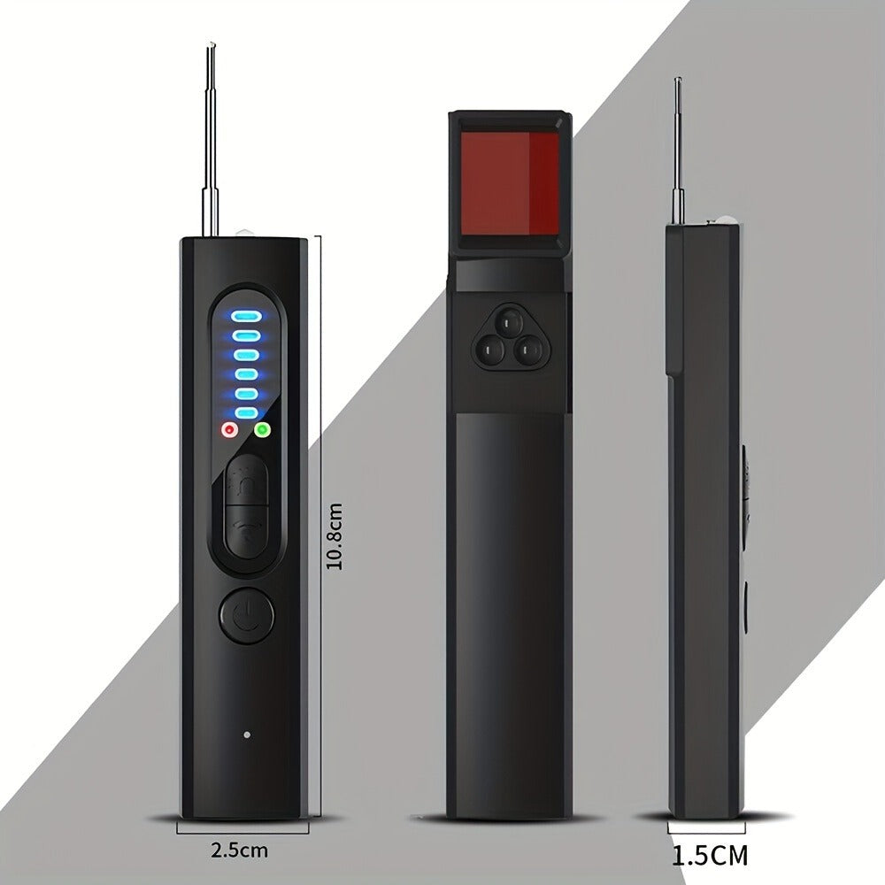 Hidden Camera Detector & Anti-Spy Bug Detector for an Everyday Personal Care Routine, with the Listed Configuration