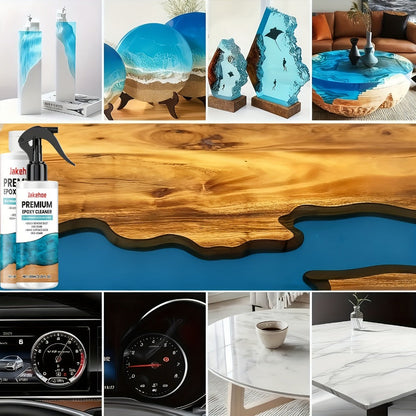 Epoxy Resin Polish & Cleaner 2pcs – Scratch Remover, High Gloss Restorer for Epoxy Surfaces
