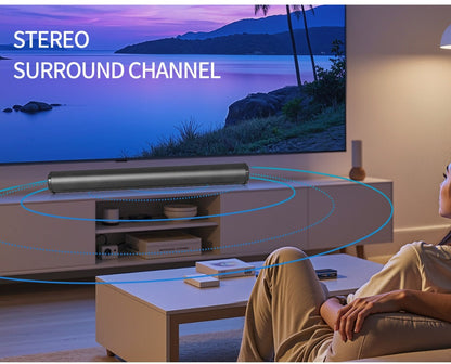 4D Surround Sound Subwoofer Speaker, Wireless & Wired, USB Plug & Play, Party Speaker for Laptop