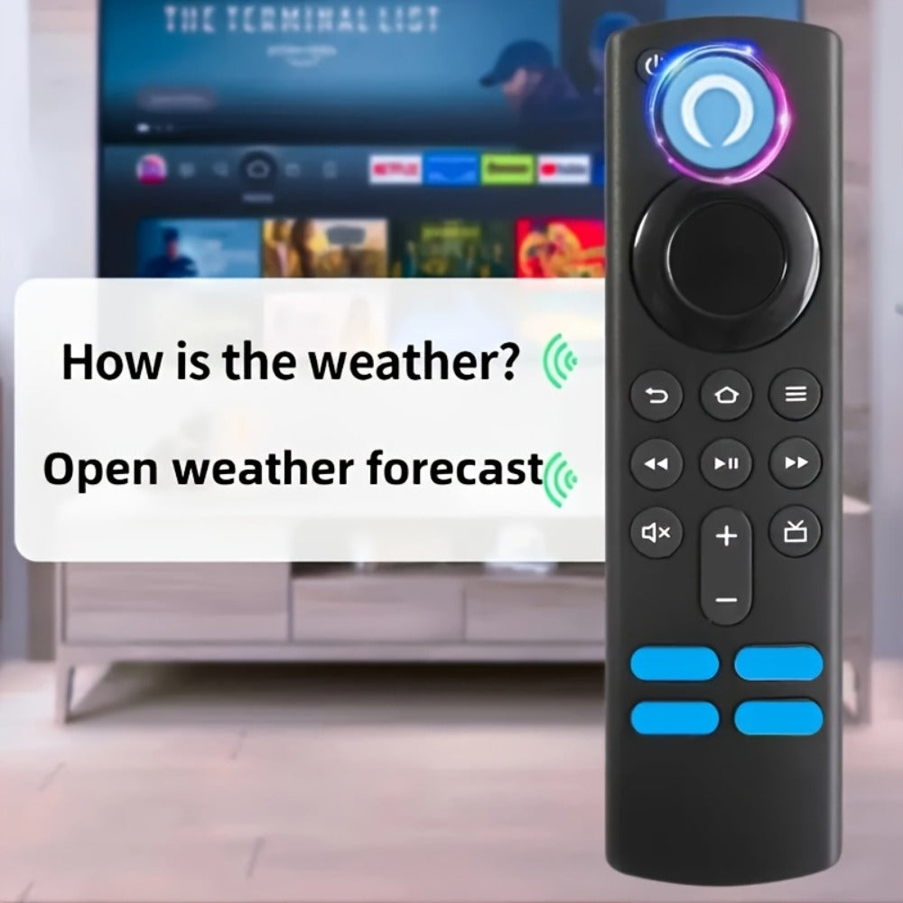Alexa Voice Remote 6.0 for Fire TV Stick 4K, Backlit Buttons, Compact Design, Universal Smart Home Control