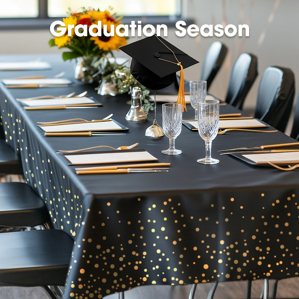Disposable Tablecloths 54x108 Inch Rectangle Plastic Table Cover PEVA Party Table Cloth 6 Pack for Birthday Picnic Holiday
