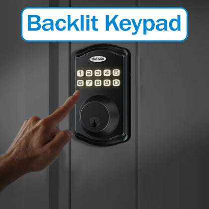 Electronic Keypad Deadbolt 3-Pack Keyless Entry Door Lock with 100-Code, Auto Lock, Anti-Peep PIN & Backup Key