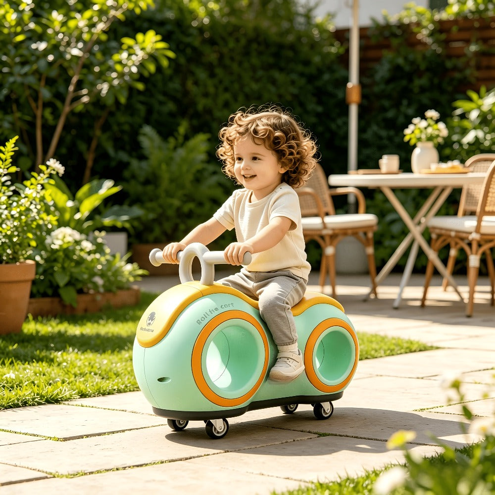 Anti-Tip Baby Walker with Music & Lights 4-Wheel Toddler Learning Walker with the Listed Color, Size or Set Options for Everyday Use