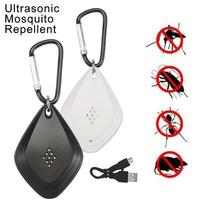 Ultrasonic Pest Repeller USB Mini, Sonic Insect for Mosquitoes, Fleas & Ticks, Portable Variable Frequency Device for Home
