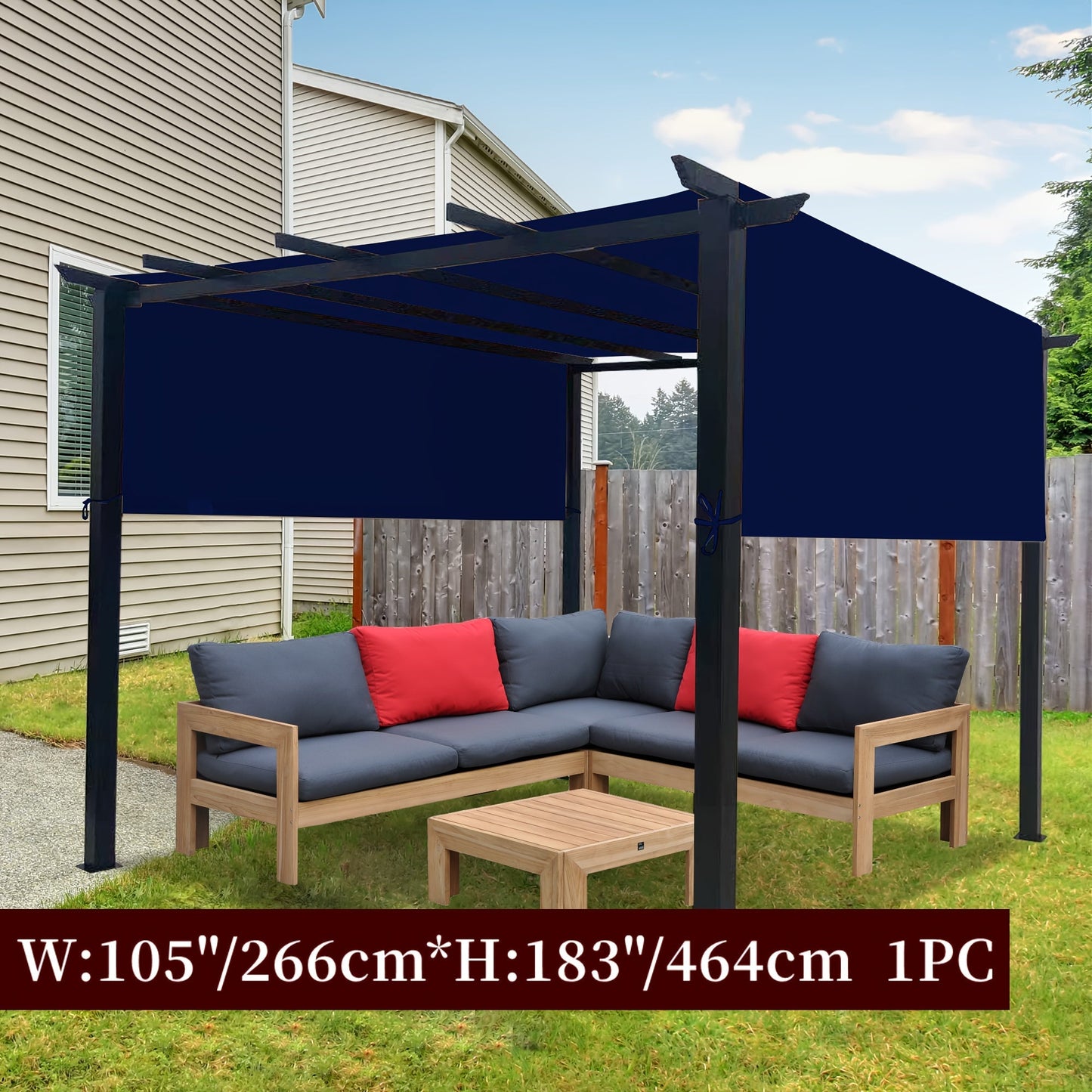 Pergola Replacement Canopy Panel UV Sun Protection | Patio Shade Cover