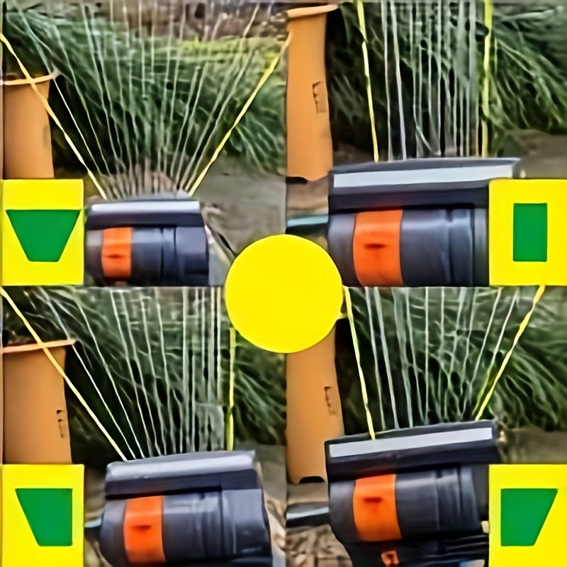 360° Rotating Garden Sprinkler Tower Head – Adjustable Swing Coverage, Lawn & Flower Bed Irrigation, Easy Install