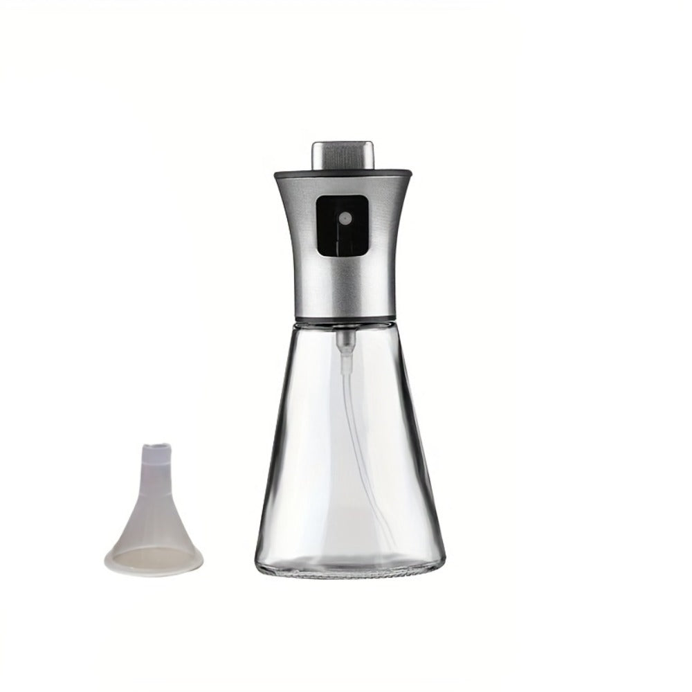 Oil Sprayer for Cooking Stainless Steel, Pressurized Glass Olive Oil Spray Bottle for Kitchen BBQ Grilling Baking Air Fryer