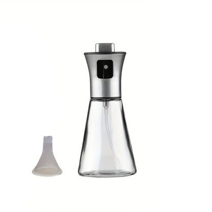 Oil Sprayer for Cooking Stainless Steel, Pressurized Glass Olive Oil Spray Bottle for Kitchen BBQ Grilling Baking Air Fryer