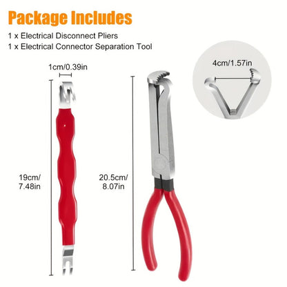 Terminal Connector Removal Tool Set 3-Piece – Automotive Wiring Harness Repair Kit with Pry Bar, Cutting Pliers & Storage Pouch