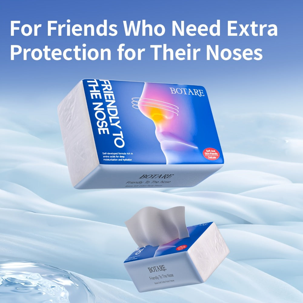Facial Tissue 20 Packs, Dry & Wet Use, Sensitive Skin Safe, Tissues for Home Kitchen Bathroom Travel