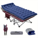 Wine Red Bed+Blue Mattress