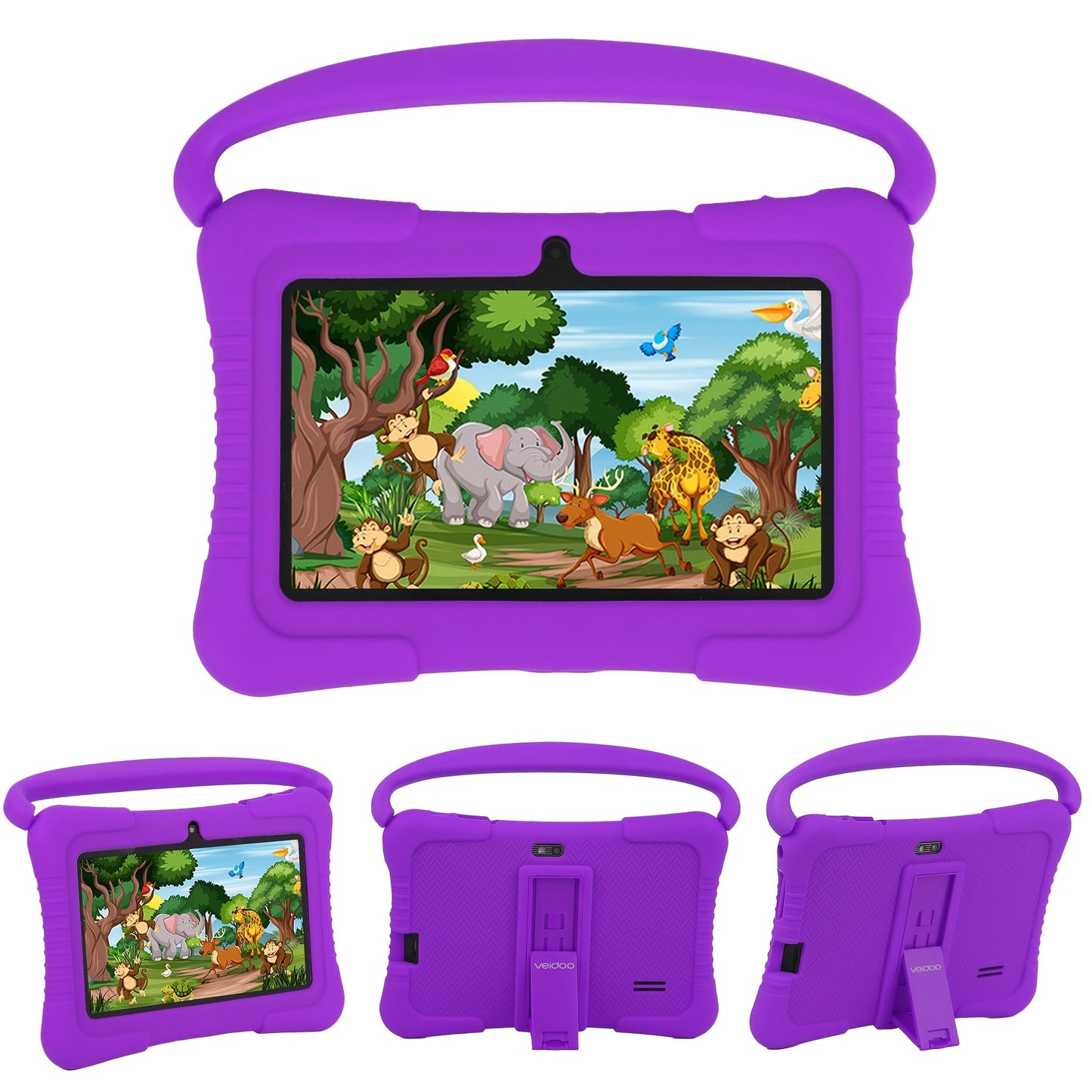 Kids Tablet 7 Inch with 2GB RAM, 16GB or 32GB Built-In Storage, 1TB Expansion Support and Silicone Case