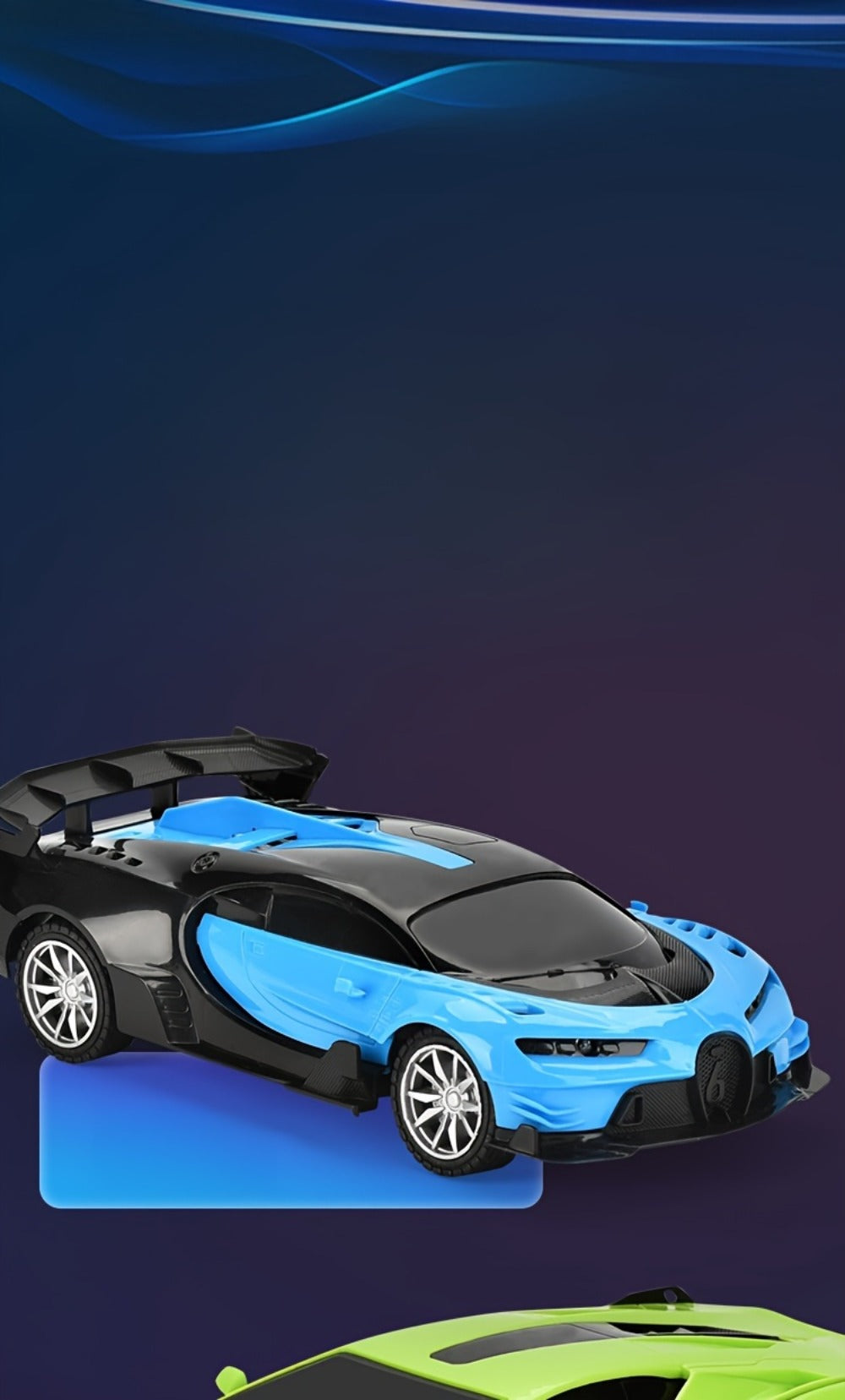 High-Speed Drift RC Car 1:24 Scale with LED Lights 4-Channel Simulation Model Remote Control Car for Kids Boys Girls