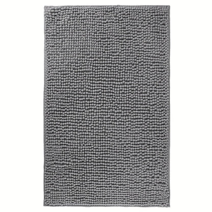 Chenille Bath Rug Extra Thick Bathroom Mat, Multiple Sizes & Colors for Entryways, Bedrooms and Living Spaces