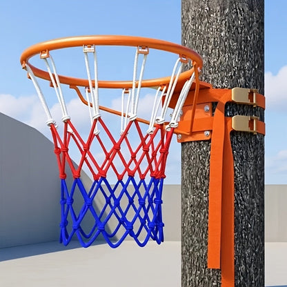 Drill-Free Basketball Hoop Wall Mount Outdoor Portable for Adults & Kids – No-Drill Easy Install Backboard with Accessories