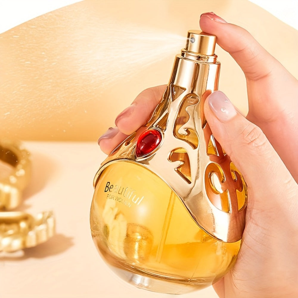 Perfume for Women 100ml Golden Age Luxury Floral Fruity Eau de Parfum Elegant Scent Spray Gift Box Date Night Party Dinner 3.38 Fl Oz