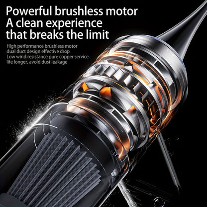 Mini Handheld Vacuum Cordless 4-in-1 Rechargeable, Portable Car Vacuum Cleaner & Air Blower & Hand Pump