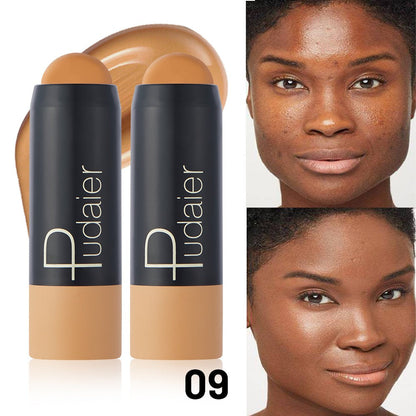 Waterproof Foundation & Concealer Stick Set 2pcs Full Coverage – Long-Lasting Sweat-Proof Buildable Formula
