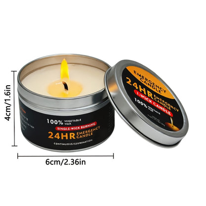 Long Burning Candles 4 Pack Burn Time Unscented Soy Palm Wax Candles in Metal Tins 80g Each for Everyday Face, Beard and Body Grooming