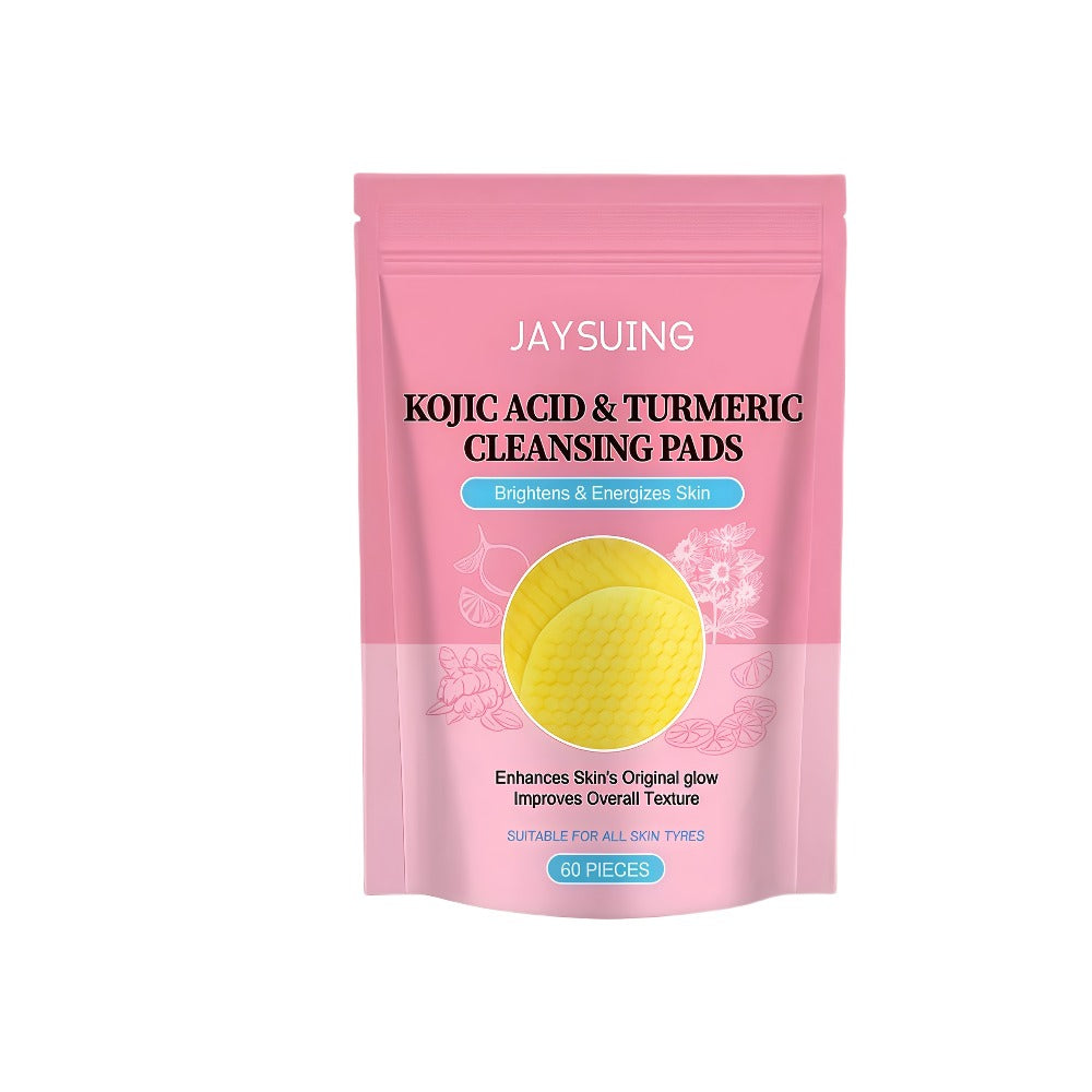 Cleansing Pads 180pcs - Turmeric Niacinamide Citric Acid Deep Cleansing Makeup Remover Gentle Face Pads
