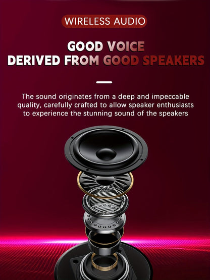 Motorcycle Bluetooth Stereo Speaker System with Built-In Amplifier – 3" Handlebar Mount Speakers, MP3 & USB, 12V, 20W×2 for ATV