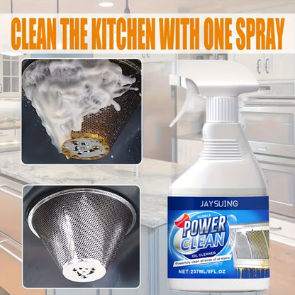 Kitchen Degreaser Spray Bubble Cleaner 237ml for Home Cooking, Dining and Outdoor Meals, with the Listed Configuration