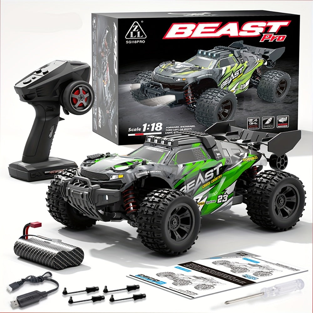 High Speed RC Off-Road Car 70KM/H Brushless Motor 1:14 1:16 Scale with the Listed Color, Size or Set Options for Everyday Use