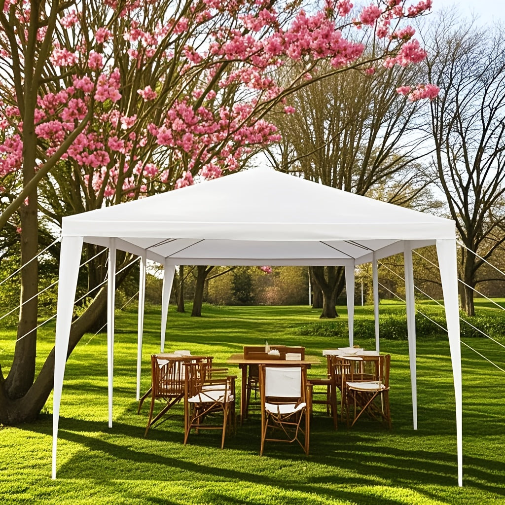 10x30ft Outdoor Party Tent Canopy with 5 Removable Sidewalls for Garden, Patio and Yard Use