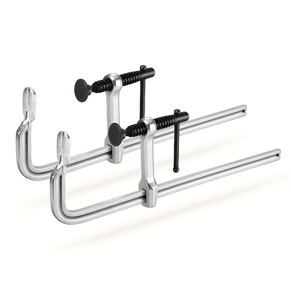 Bar Clamps 12 Inch 2-Pack, Jorgensen Light-Duty Drop Forged Steel Clamps for Woodworking, Welding & DIY Projects