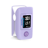Blood oxygen purple