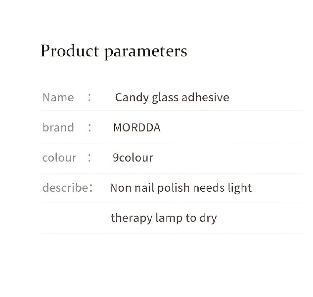 Gel Nail Polish 9-Color Candy-Glass Set with Translucent Gradient Finish and Fall-Winter Shade Palette for Nail Art